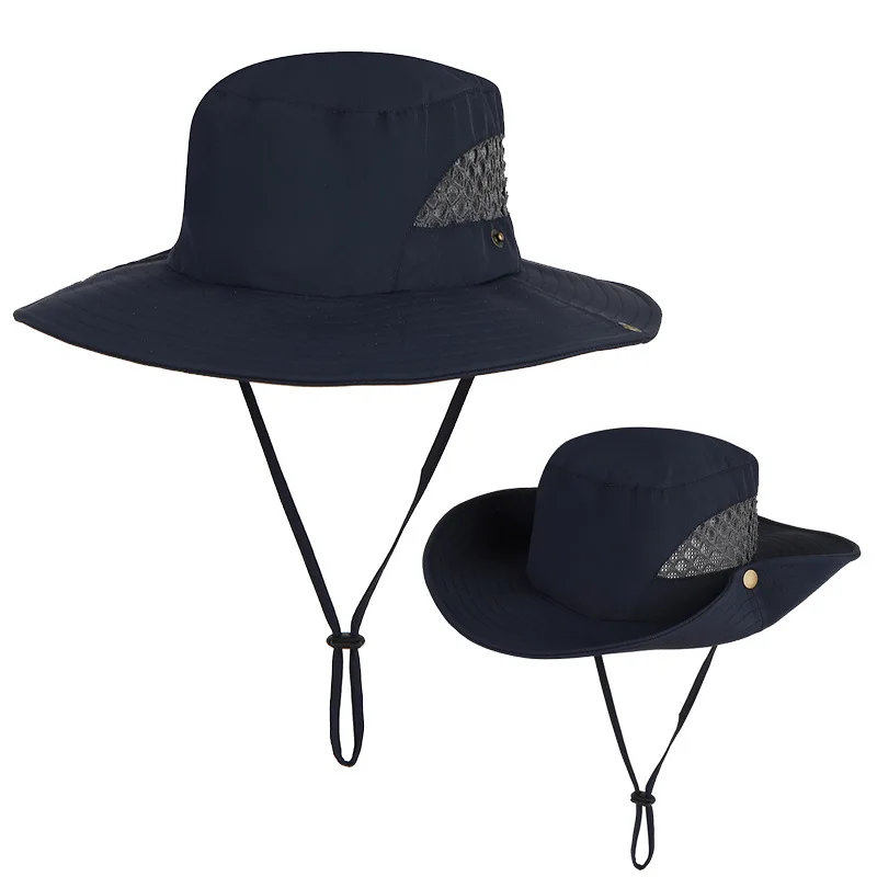 

Outdoor Boonie Hat Wide Brim Breathable Safari Fishing Hats UV Protection Foldable Military Hat Climbing Summer Hats Caps