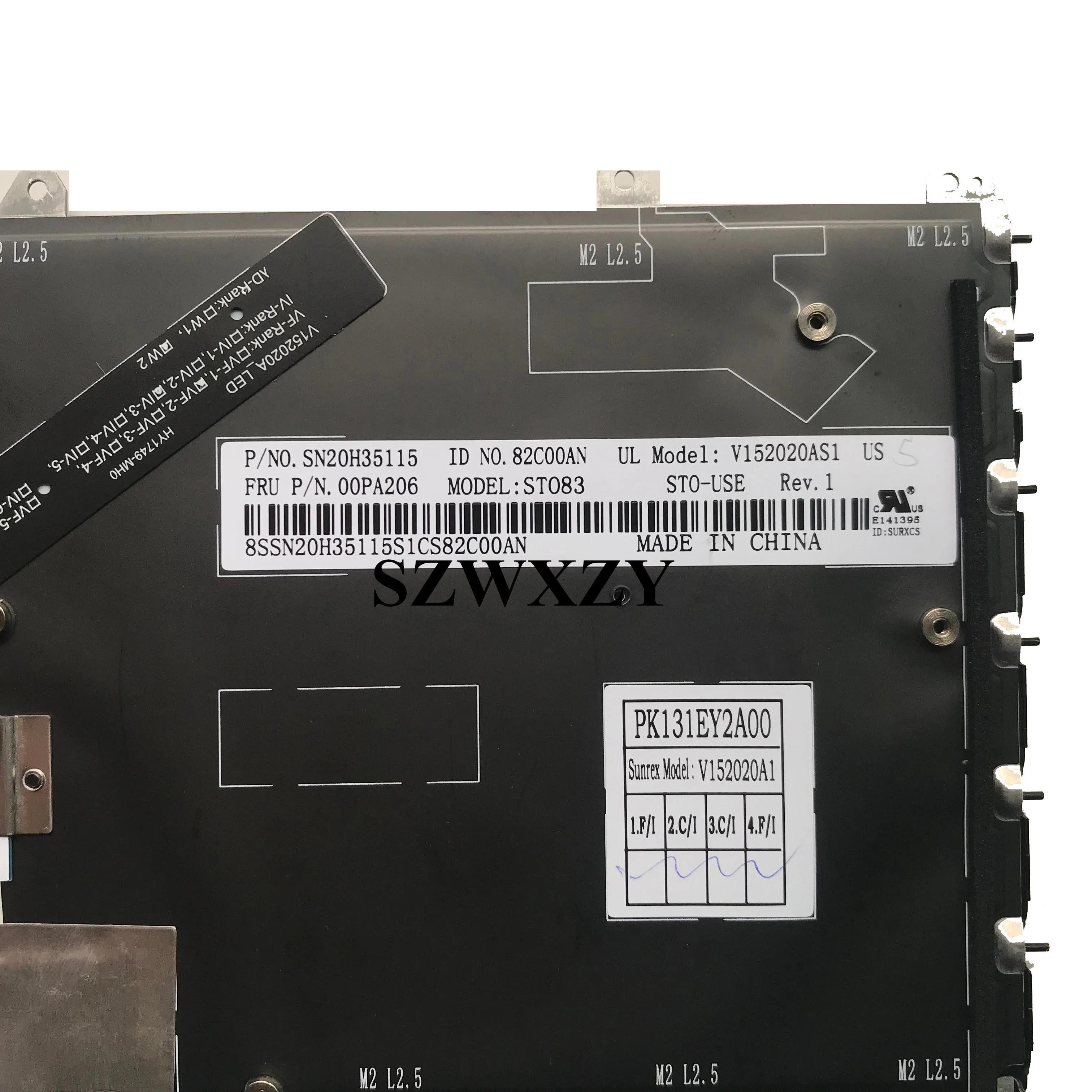 SZWXZY новая клавиатура для ноутбука Lenovo Thinkpad Yoga 260 00PA206 с американской раскладкой
