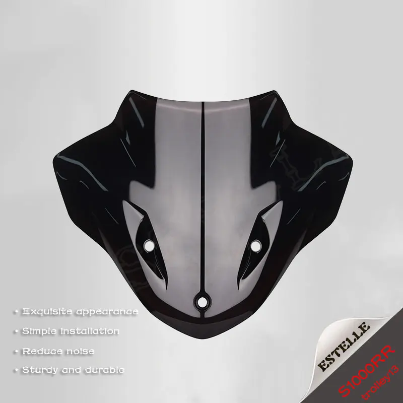 

Motorcycle Windshield Suitable for BMW S1000R S1000 R 2013-2016 windshield double bubble ABS motorcycle front deflector