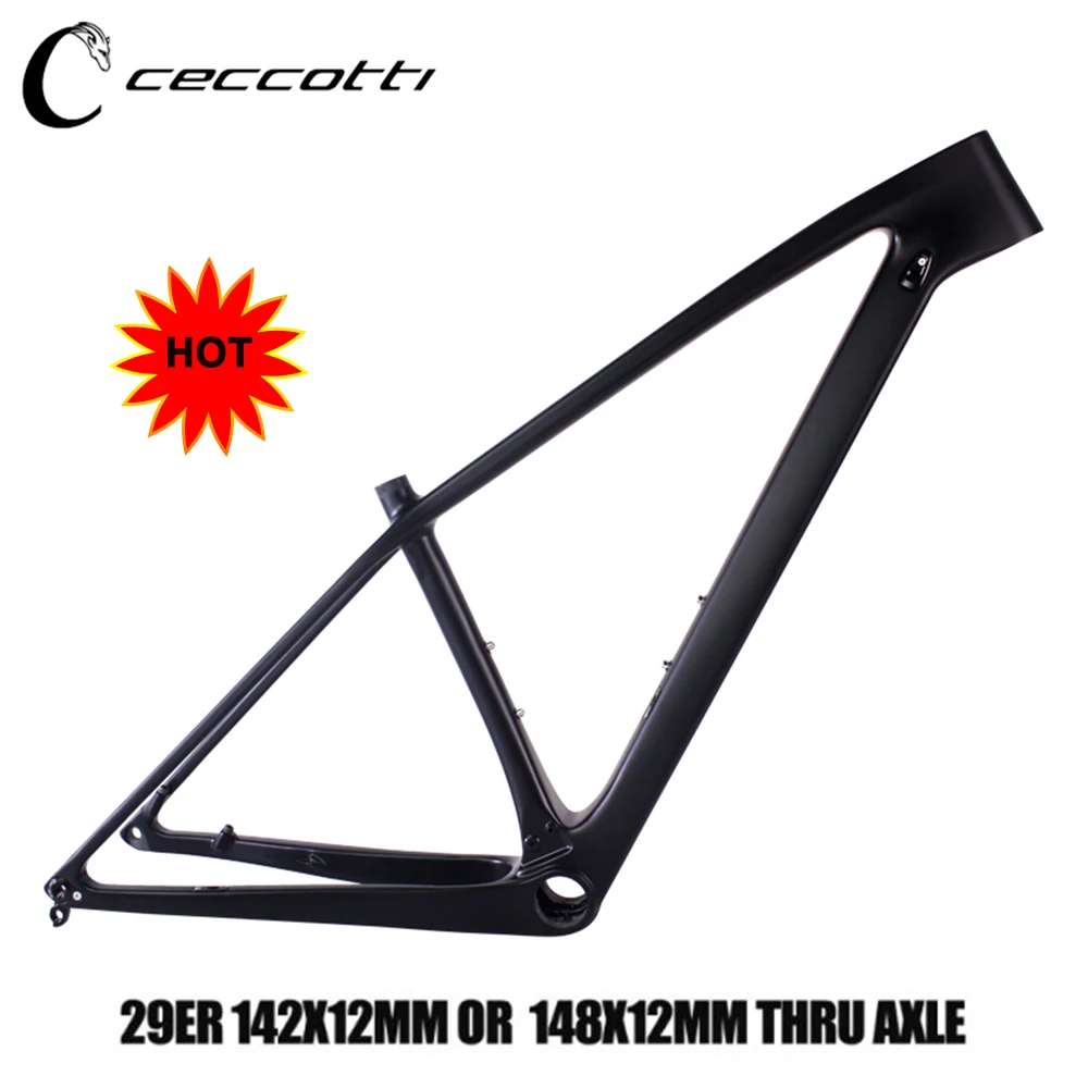 Новая модель карбоновой рамы для горного велосипеда 29er T1000 UD рама карбоновая 135*9