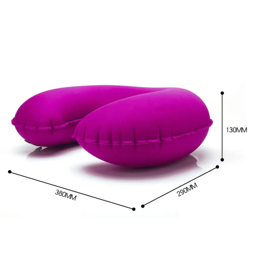 

U-shaped inflatable pillow