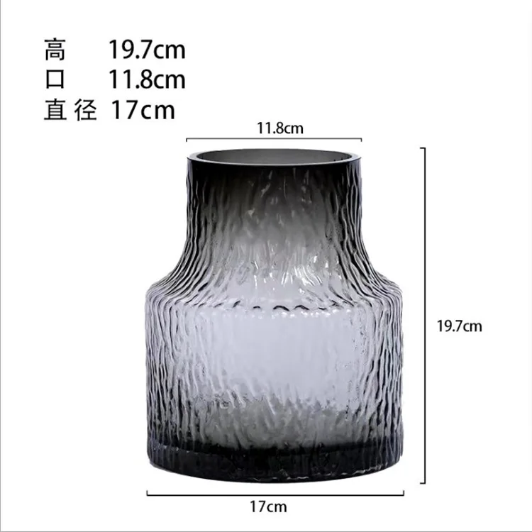 Домашнее украшение для гостиной маленькая стеклянная ваза с молотком