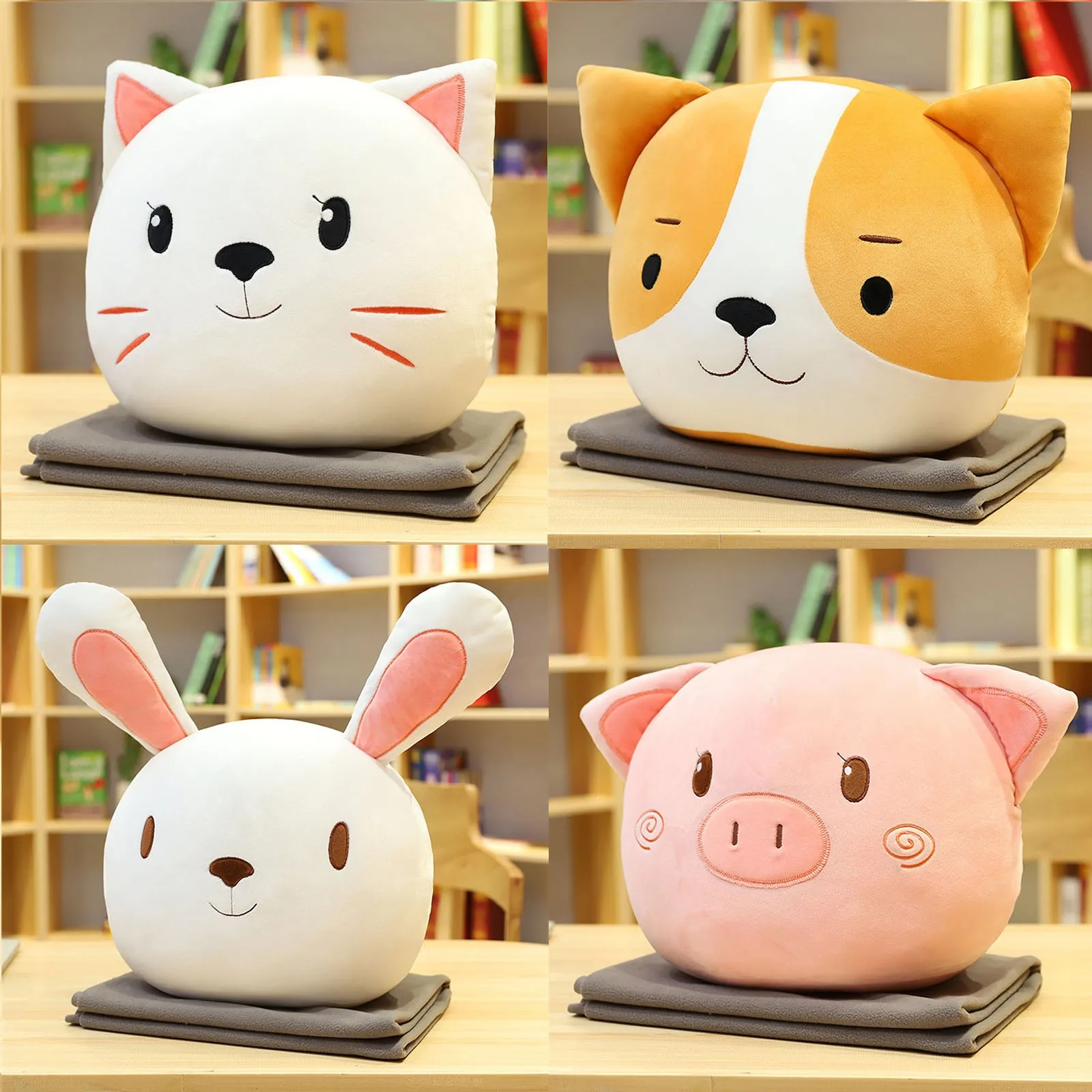 

For Children And Friends Kawaii Decorative Ornaments Soft Plush Dolls Stuffed Animal Toys Special Gifts