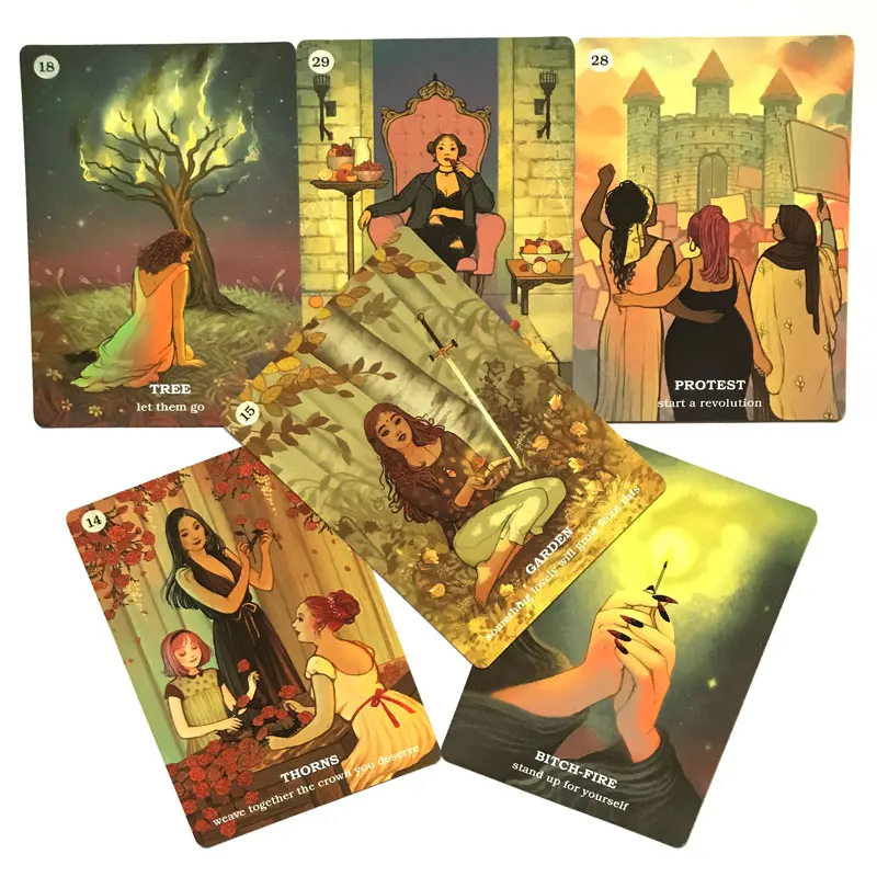 Tarot m&aacute;gico de or&aacute;culo para fiestas, cartas de 45 cartas Believe in Your Own, Tarot y variedad de opciones de Tarot-3