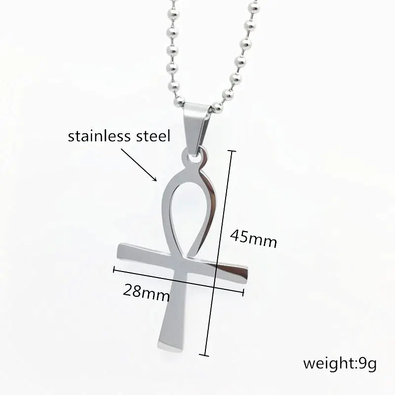 LOOKER египетский анкх крест подвеска ожерелье цепочка женщины золотой цвет