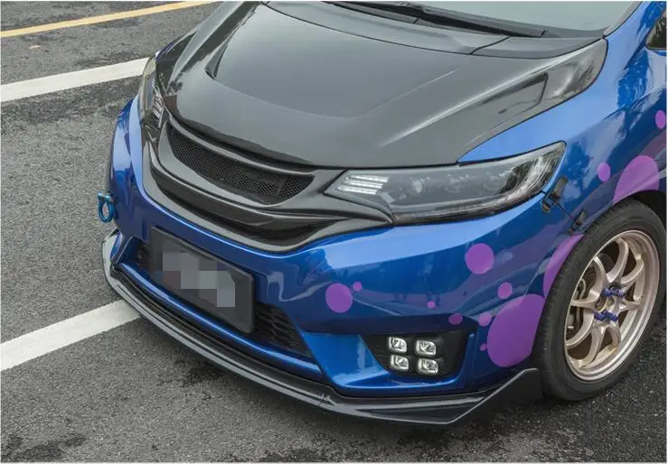 Для Honda FIT JAZZ Body kit спойлер 2014-2016 для ABS задний передний бампер диффузор защитные