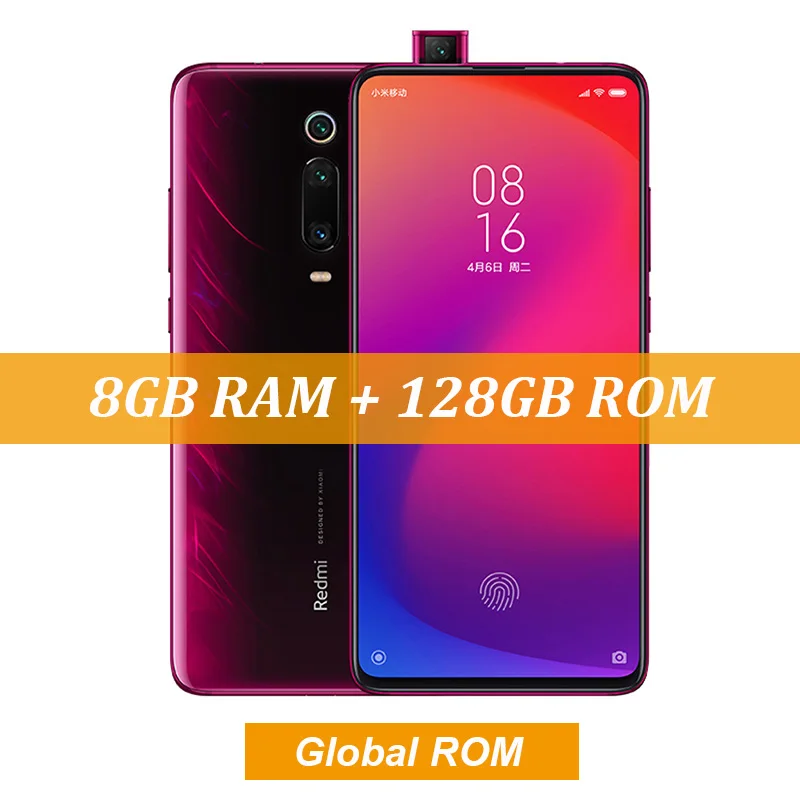 Global Rom Red Смартфон Xiaomi Redmi K20 Pro, 8 ГБ, 128 ГБ, Восьмиядерный процессор Snapdragon 855, 48мп, тройная камера, 4000 мАч, 6,39 дюйма, AMOLED экран - Цвет: Global Rom Red