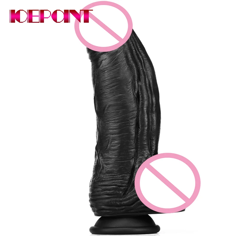 

25*7CM Realistic Thick Dildo with Double Density Anal Dildos Huge Sucker Malay Penis Giant Anus Dragon Dick Sex Toys for Women