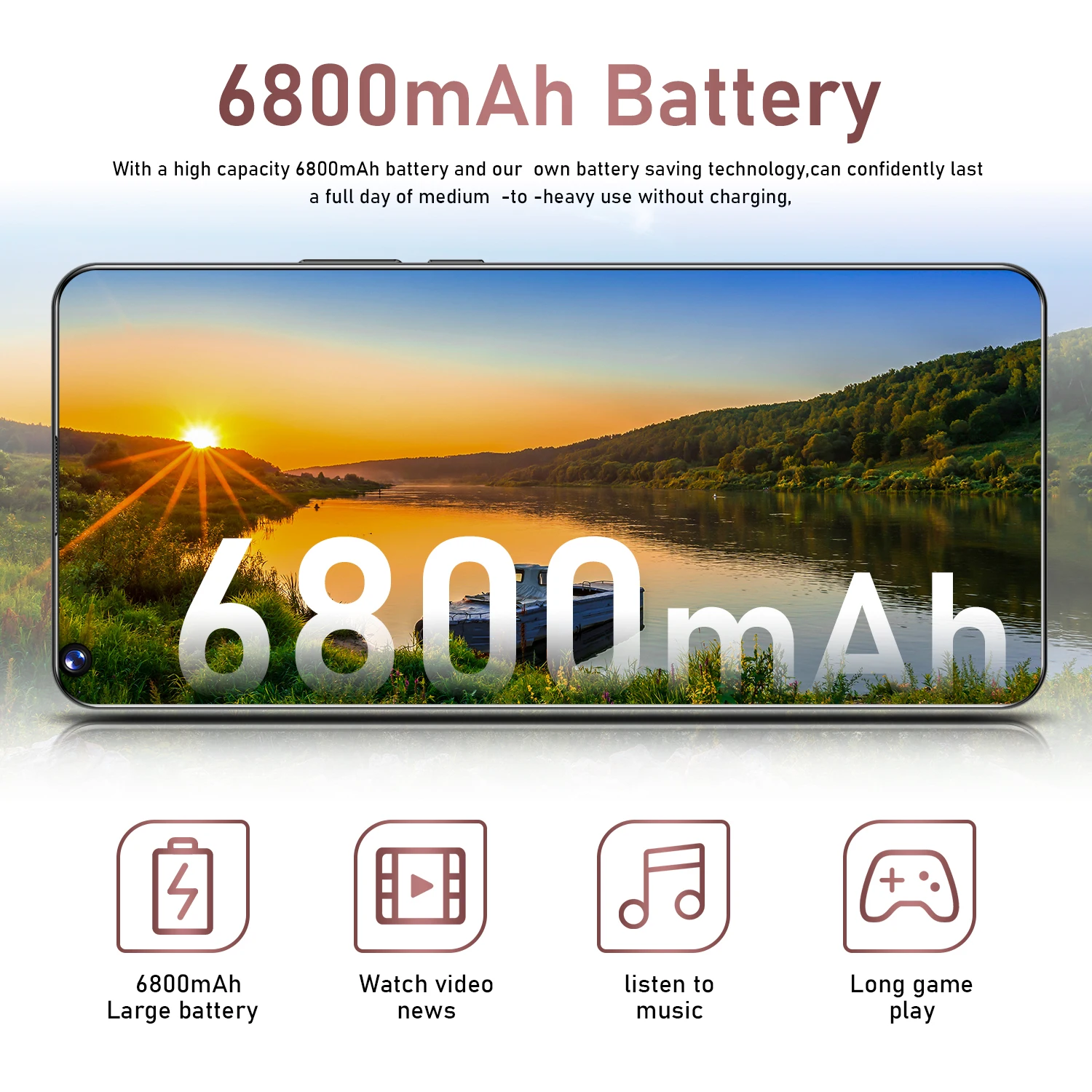 

Galay S21 Ultra 7.3 Inch Smartphone 6800mAh Unlock Global Version 4G/5G Android 10.0 24MP+48MP 12GB+512GB Celulares Smartphone