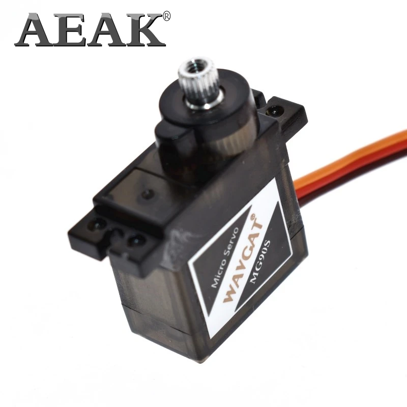 AEAK MG90S Metal gear ed Micro Servo Для игрушечной лодки автомобиля самолета вертолета микро-металлическая передача