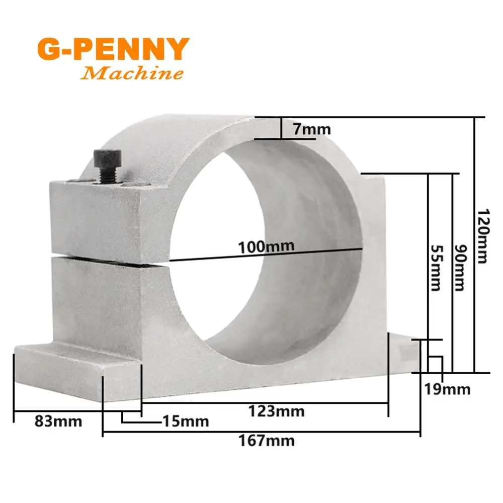 

3.2KW ER20 Water Cooled Spindle Kit for Metal Working & 4KW Inverter & 100mm Spindle Bracket & 75W Water Pump & 5meter tube