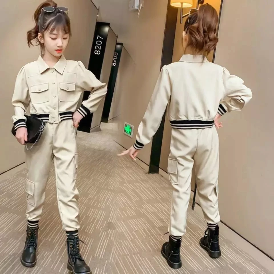 2 Цвета комплекты одежды для девочек новое красивое весеннее пальто верхняя