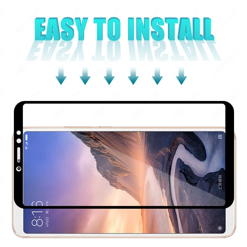 

4in1 Full Tempered Glass for Xiaomi Mi 9 9T Pro Lite Mi 9 SE Camera Screen Protector For Mi Max 2 3 Mix 2 3 2S Protective Glass