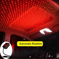 4 modes led star car interior laser projector light usb dj disco effect stage light for party ktv decor gift