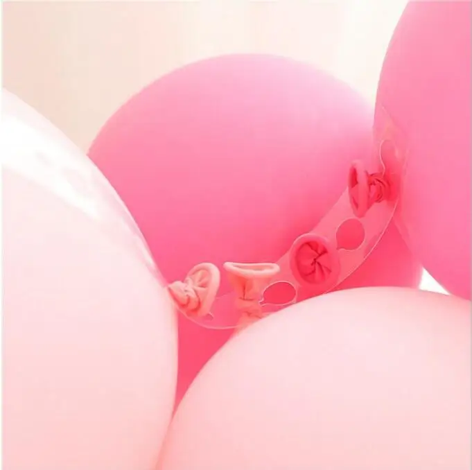 5 м/лот аксессуары для баллонов цепочка шаров 410 отверстий шары на день рождения