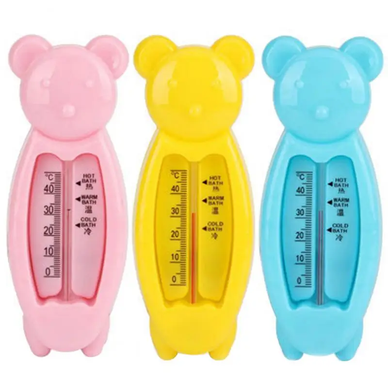 

1pc Cartoon Floating Lovely Bear Baby Water Thermometer Kids Bath Thermometer Toy Plastic Tub Water Sensor Thermometer