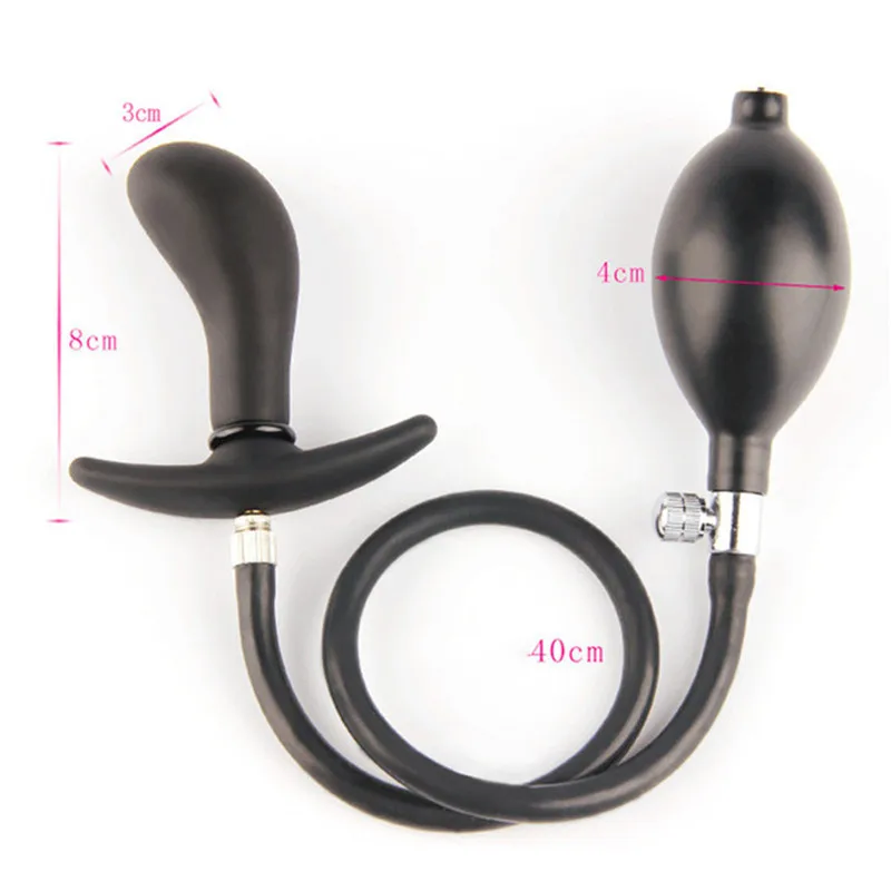 New Built Steel Ball Inflatable Butt Plug Anal Toy Vaginal Dilator Dildo Gay Sex Toys For Women And Men Pump |