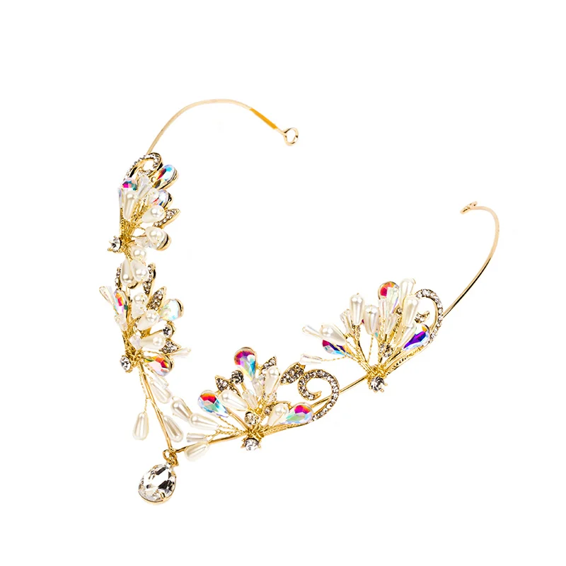 Новинка трендовые аксессуары для волос со стразами украшение в стиле барокко