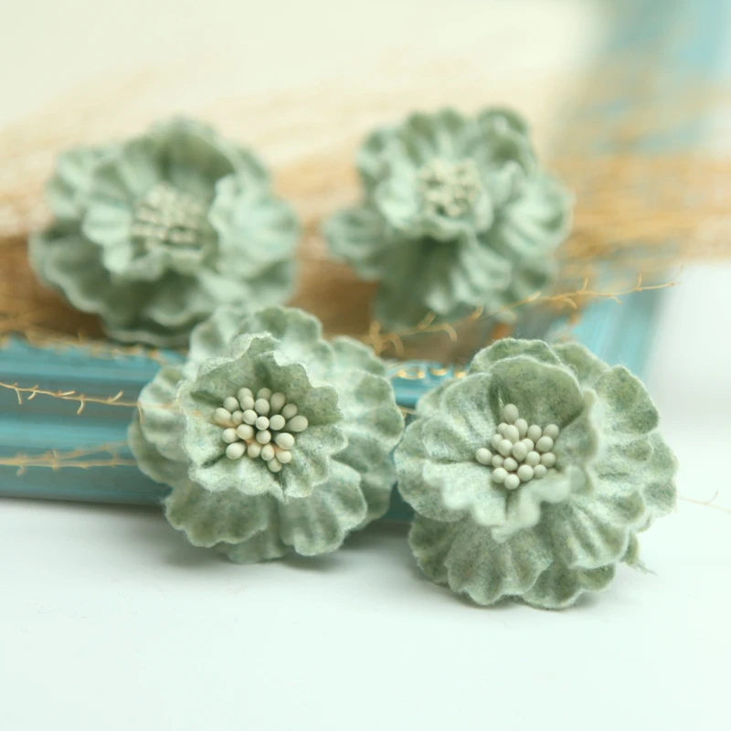 4 шт./лот патчи палочка на цветок искусственные цветы для венка Свадебная шляпа