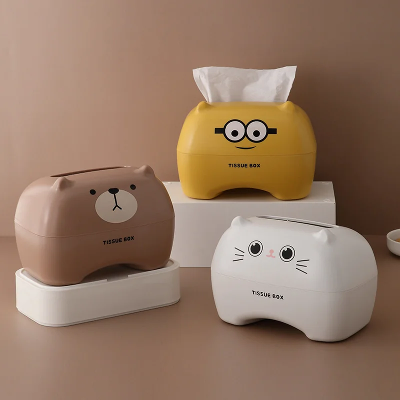 

Box Creative Desktop Decoration Modern Tissue Box Environmentally Friendly Household Tissue Paper Bedroom Office Home Decoration