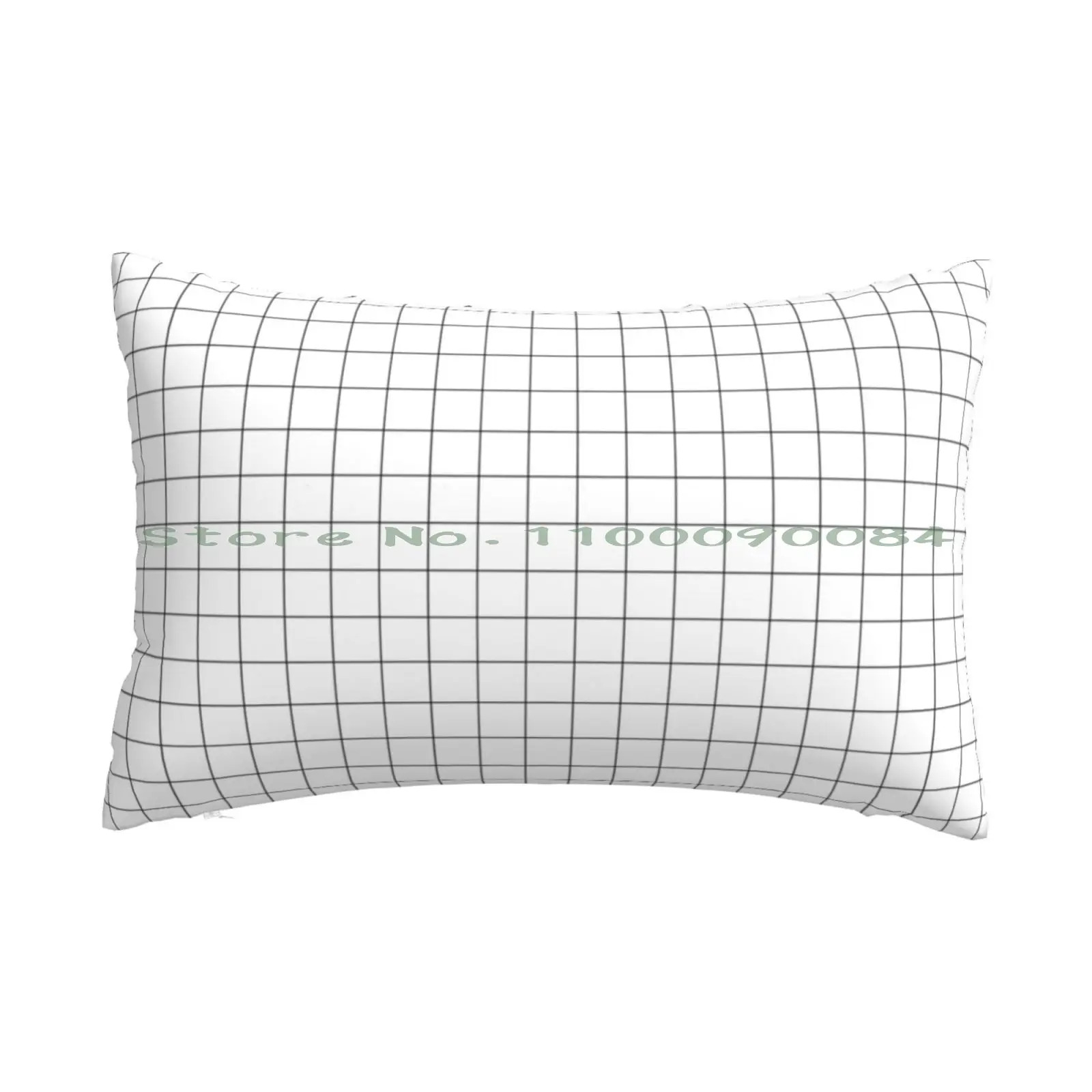

Black Grid Pillow Case 20x30 50*75 Sofa Bedroom Gride Bnw Black And White Hipster Simple Minimalist Fashion Pattern Cute Tumblr