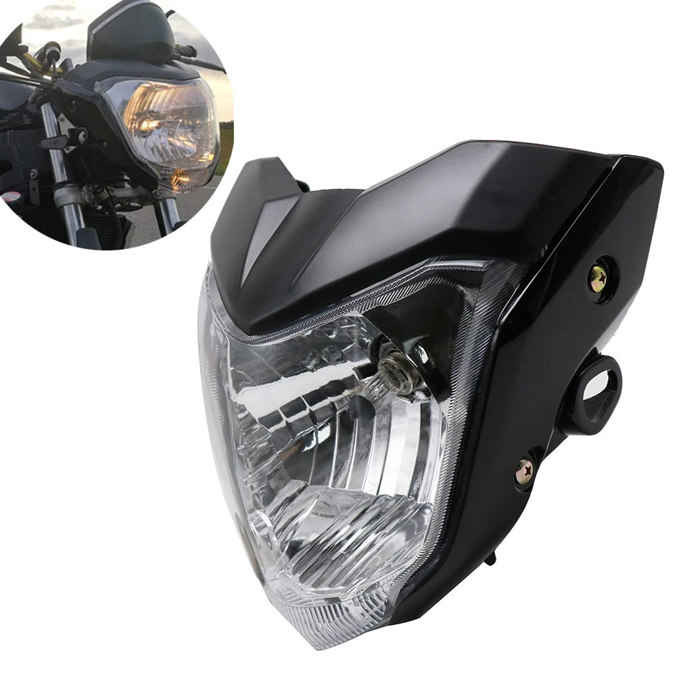 Передняя фара ZSDTRP для мотоцикла лампа Yamaha FZ 16 с чехлом| |