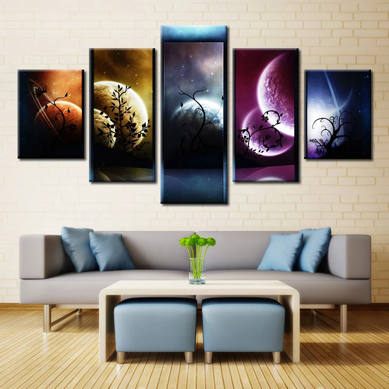 5 шт. Venus Юпитер Mars планеты Меркурий звездное небо Современный домашний декор для