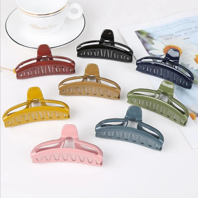 Большая заколка для волос ванны Корейская практичная простая большого размера