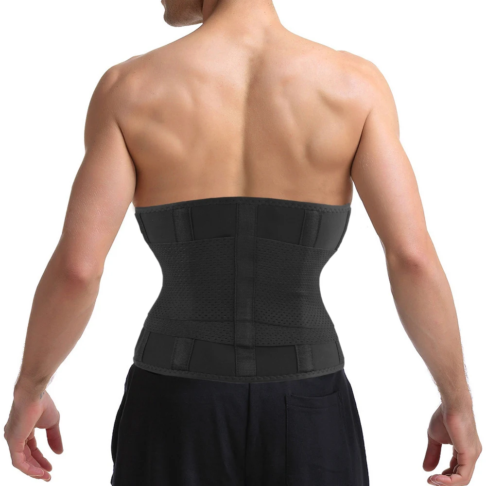 

4XL Fat Men Women Adjustable Elstiac Lumbar Support Belt Back Support Bone Exercise Brace Slimming Belt Waist Trainer Corset