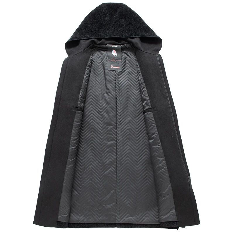 Мужская шерстяная Повседневная теплая куртка 10XL 8XL 6XL на осень и зиму с длинным