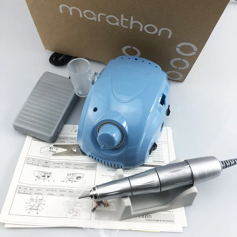 45K Сильный 210 45000rpm Чемпион 3 PRO 105L наконечник Электрический маникюрный набор для