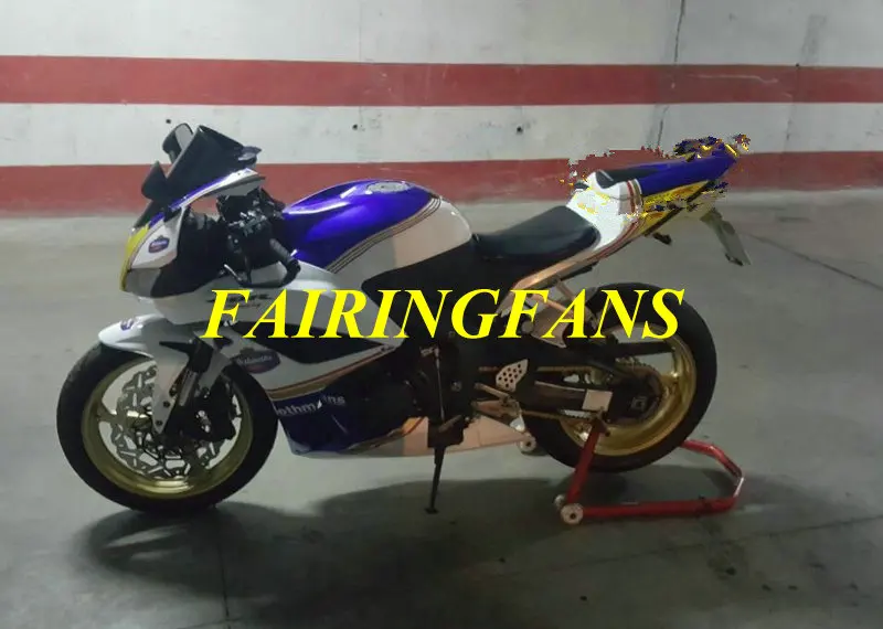 Инжекторный комплект для HONDA CBR600RR F5 07 08 CBR 600 RR 2007 2008 синие белые обтекатели +