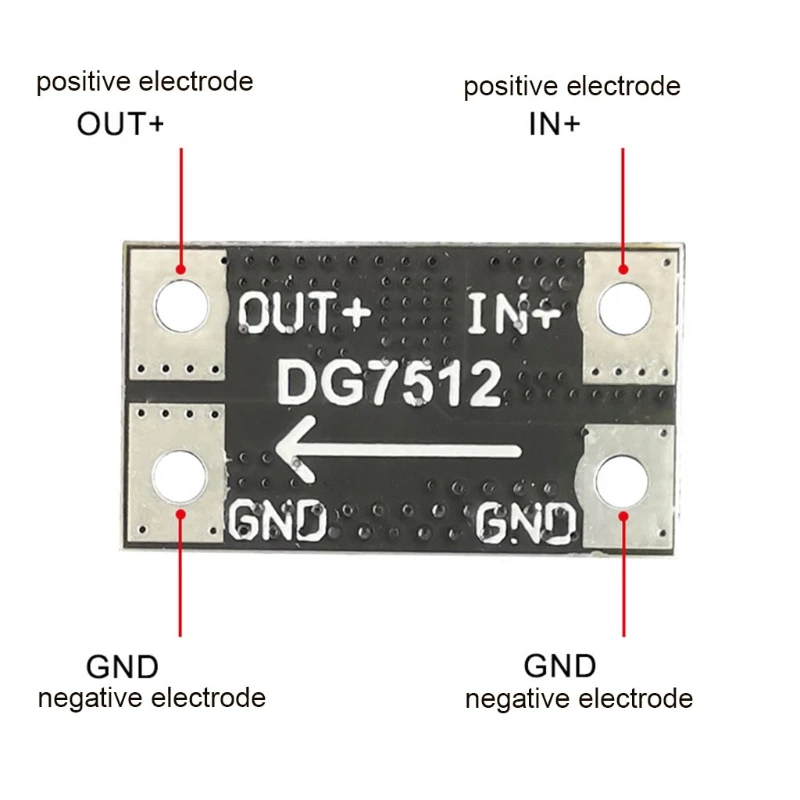 Высоковольтная Диодная солнечная панель DG7512 75 в 12 А защита от обратного потока