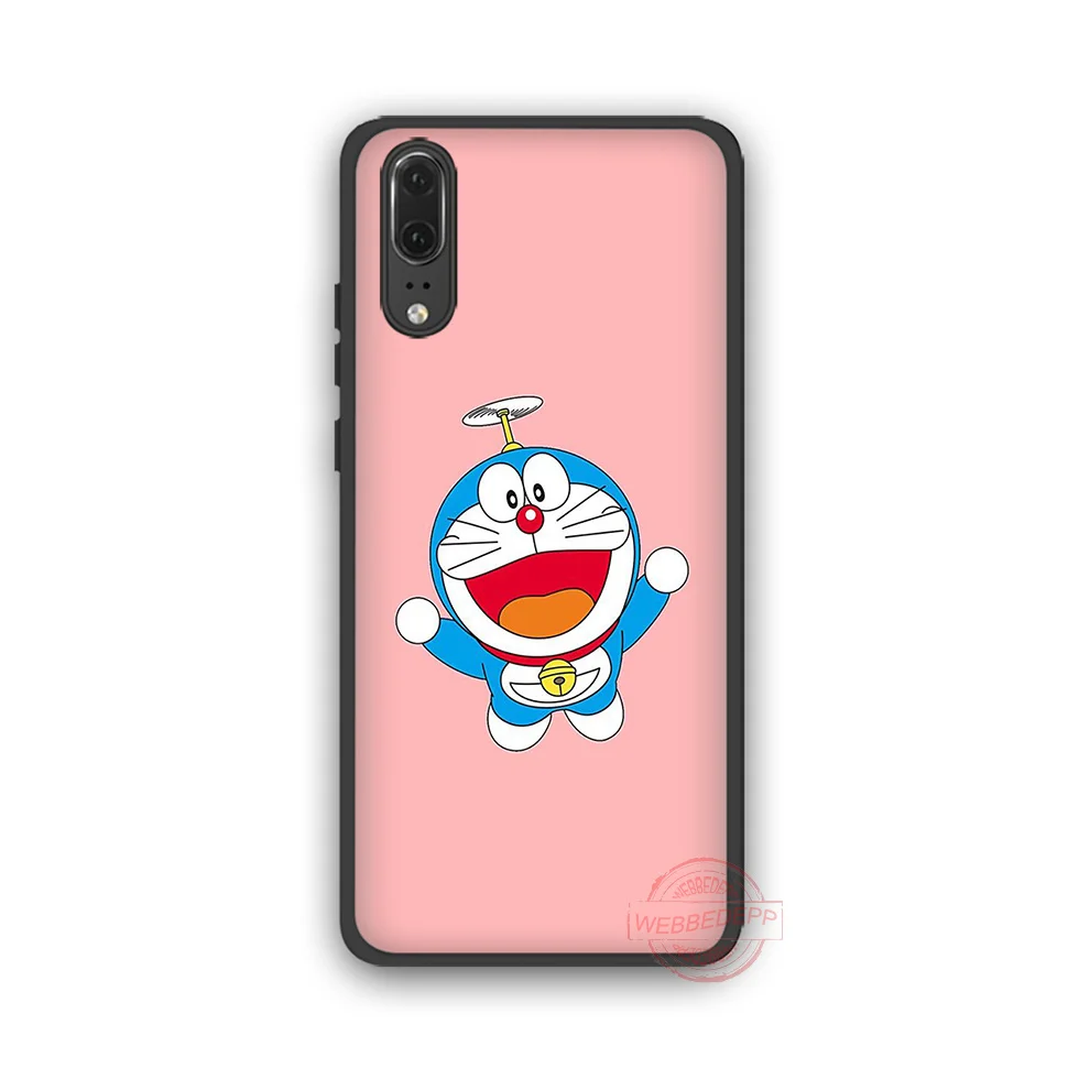 WEBBEDEPP Doraemon ТПУ чехол для телефона Huawei P10 P20 P30 Lite Pro Y6 Y7 prime 2018 Y9 2019 |
