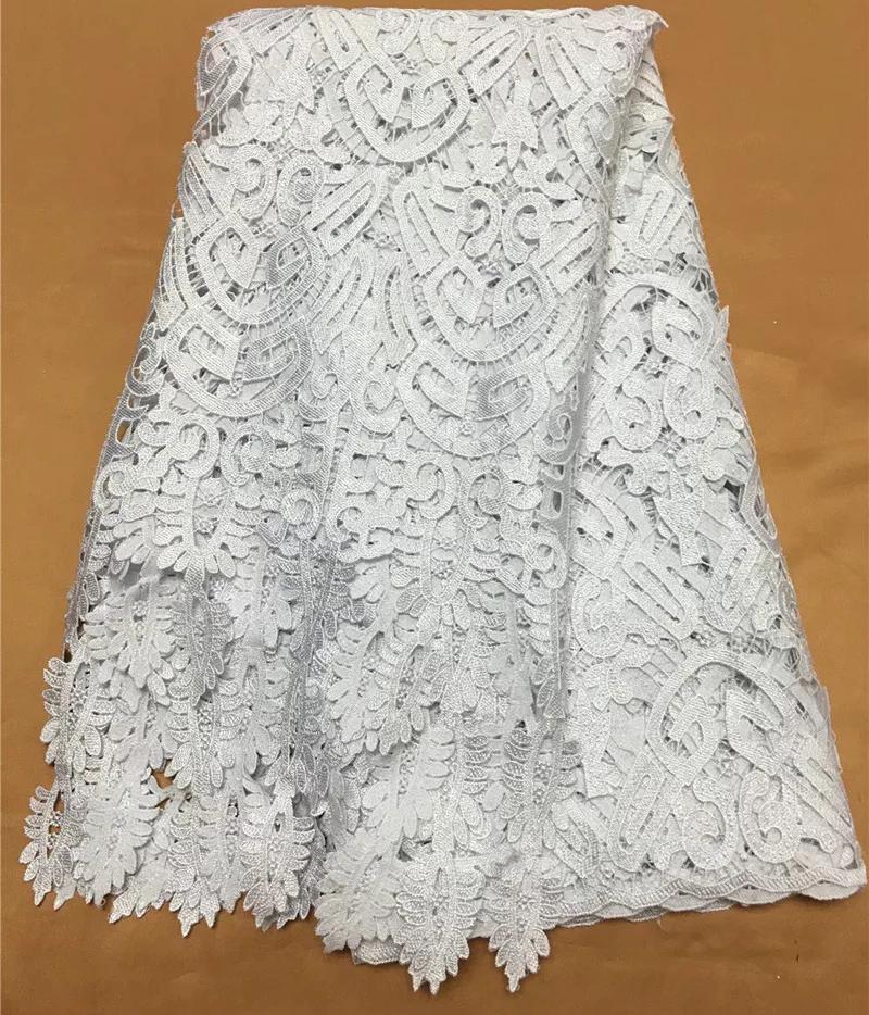 Бесплатная доставка (5 ярдов/шт) красивая африканская кружевная ткань из большого