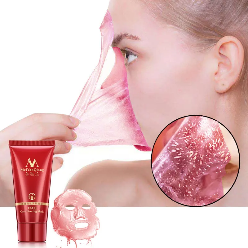 Глубокое очищение очищающая черная грязевая маска для лица удаление черных