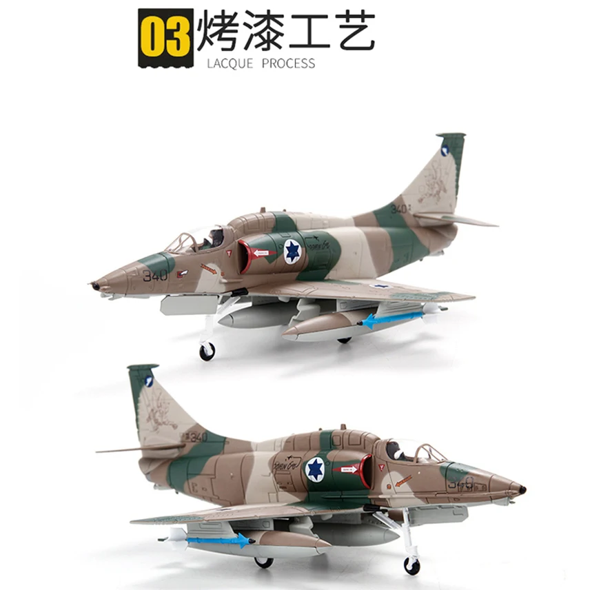 

Diecast Airplane Model 1/72 Scale A4M Aircraft Model A-4 Skyhawk Fighter Aircraft Plane Toys for Fans Collection In Stock