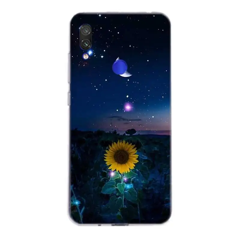 Starry landscape Silicone Case For Xiaomi Redmi Note 8 7 6 Pro 5 4 4X 5A Plus Xiomi 9T 9SE Lite A1 A2 Cover |