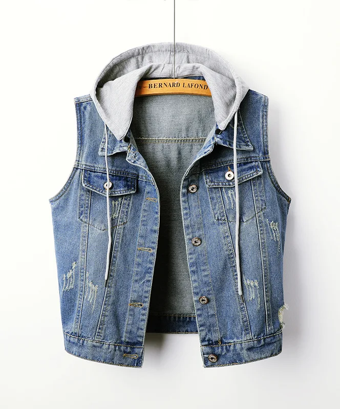 Новый джинсовый жилет без рукавов приталенный плечо облегающий большого размера
