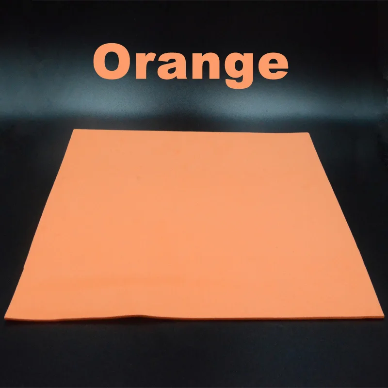 Orange CONTEMPLATOR, 12 цветов, толщина 2 мм, мухобойка, плавающая пена, 4 листа/упаковка, EVA, квадратная бумага, материалы для ловли нахлыстом - Цвет: Orange