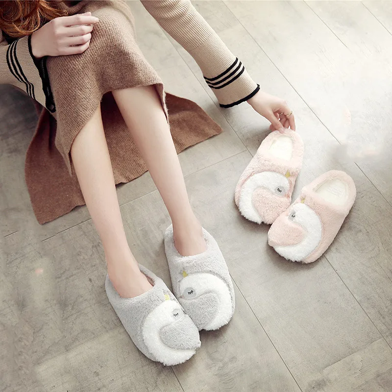 Suihyung/женские меховые тапочки Новая плюшевая домашняя обувь с героями