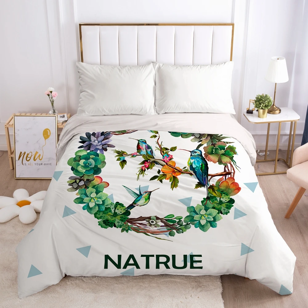 

Luxury Duvet cover Quilt/Blanket/Comfortable Case Single Double Queen King Bedding 140x200 240x220 240x260 nodic Magpie