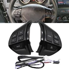 Многофункциональные кнопки управления рулевым колесом для Mitsubishi ASX OutlanderXL с кабелями кнопки из углеродного волокна Бесплатная доставка