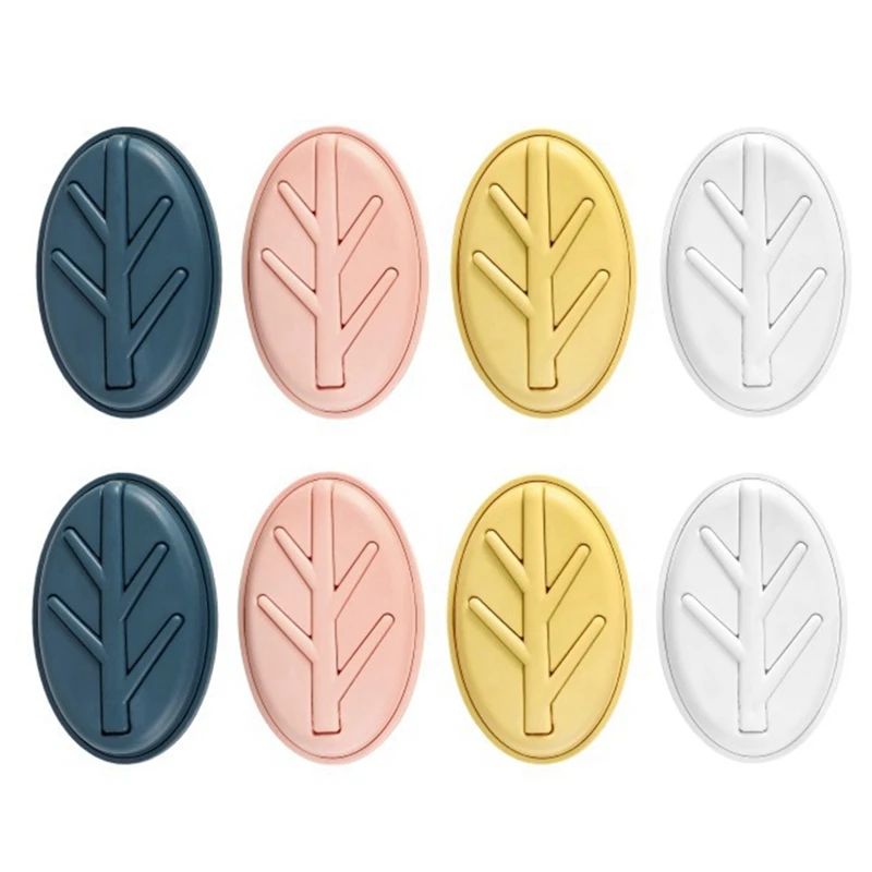 

Креативный ювелирный крючок для ключей, Многофункциональный маленький крючок в виде листьев, мощный складной маленький липкий крючок для п...