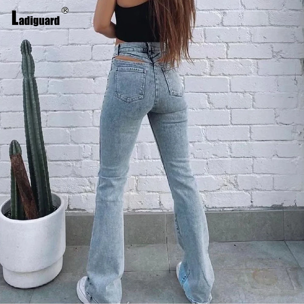 High Waist Skinny Bottom Women Denim Pants Sexy Push Up Jeans Trousers Casual Jeggings Fashion Ripped Shredded Demin Pants Femme