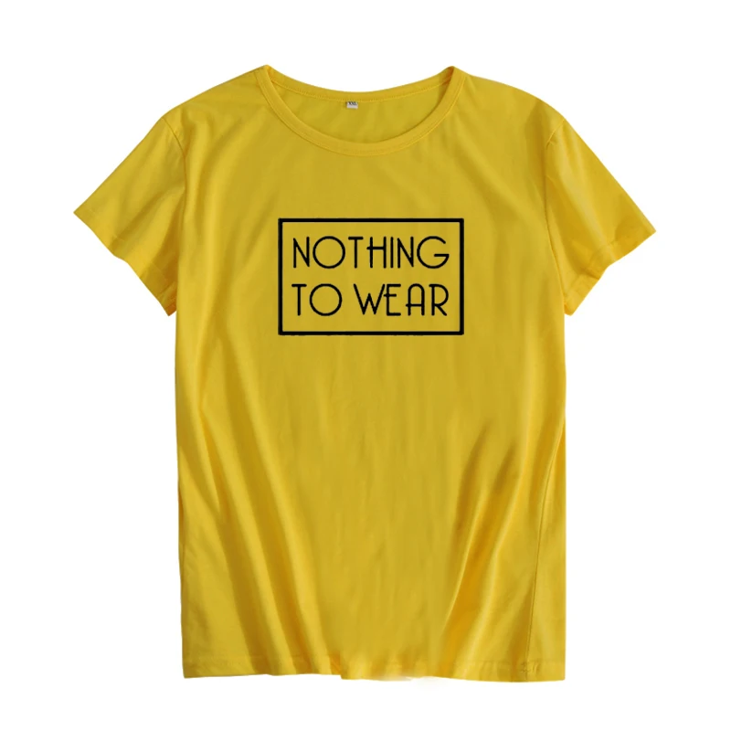 Ничего чтобы носить забавную футболку Мода Tumblr женская одежда 2019 летние футболки