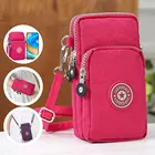 Универсальный телефон чехол бумажник сумка для Xiaomi Redmi 9C 9A 9T Note 9s 9T Note 9 Pro чехол обложка Водонепроницаемый Холст нарукавная повязка плечо рука сумка