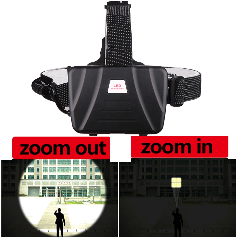 Most Powerful XHP90.2 Led Headlamp Built Cooling Fun Headlight Lamp Head Comping Flashlight Torch Zoom 18650 Rchargeable Battery | Лампы и