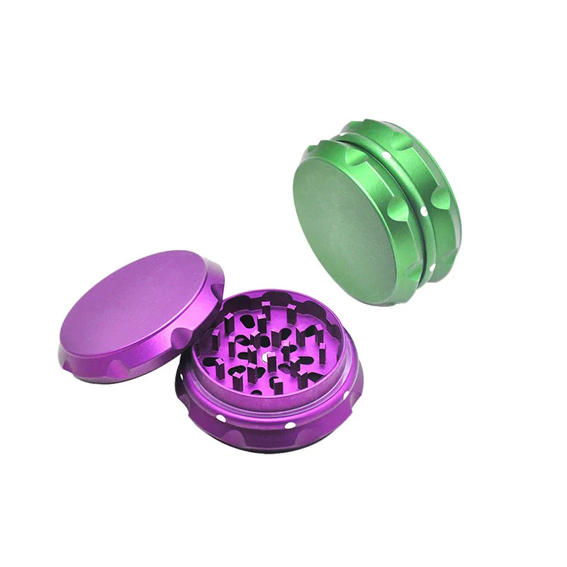 New Style 60mm Three-layer Metal Grinder Tobacco Crusher Dice Herb Customizable Logo | Дом и сад