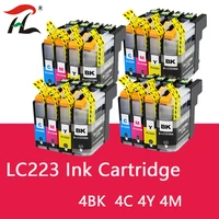 lc223 lc221 compatible ink cartridge for brother lc 221 lc225 mfc j4420dw j4620dw j4625dw j480dw j680dw j880dw printer
